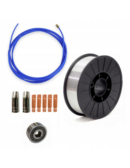 Spawarka MIG zestaw do spawania aluminium-drut 2kg