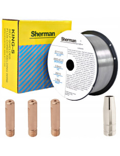 DRUT SPAWALNICZY samoosłonowy 0,8mm FLUX-bezgazowy