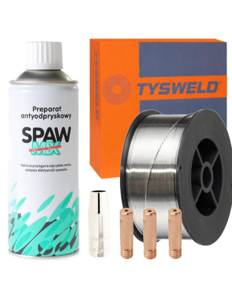 SAMOOSŁONOWY DRUT 1kg Tysweld + SPAWMIX