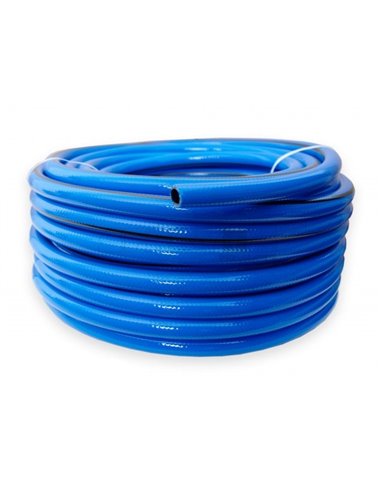 Wąż do sprężonego powietrza zbrojony  (niebieski) fi8 mm
