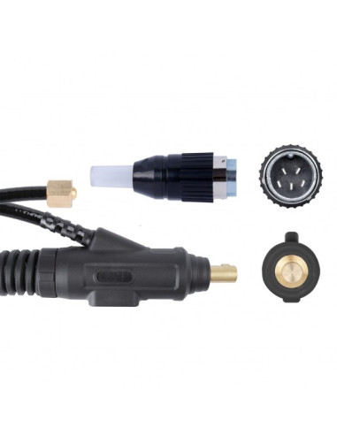 Uchwyt spaw.ProTIG 26F,4m/skóra SK54 1/4G 5 pin/mikrow. 2B