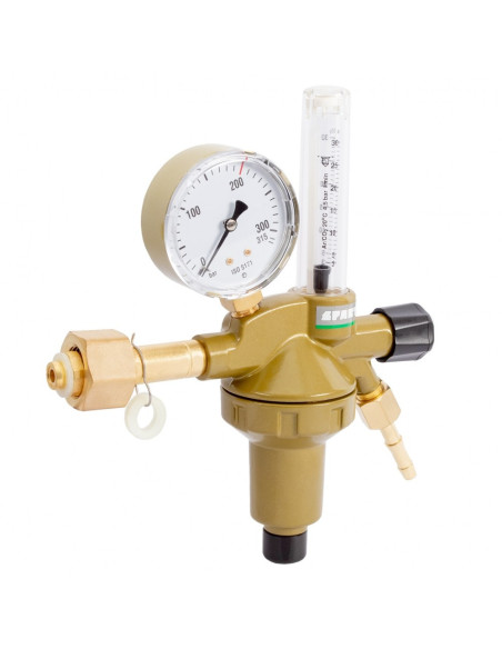 Reduktor ArCO2 1/4 RH z rotametrem