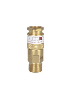 Szybkozłączka przypalnikowa - gniazdo z gwintem zew. G 3/8''LH (gaz palny)