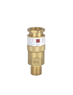 Szybkozłączka przypalnikowa - gniazdo z gwintem zew. G 1/4''RH (tlen)