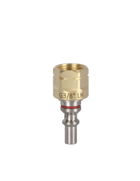 Złączka przypalnikowa - wtyczka z gwintem wew. G 3/8''LH (gaz palny)