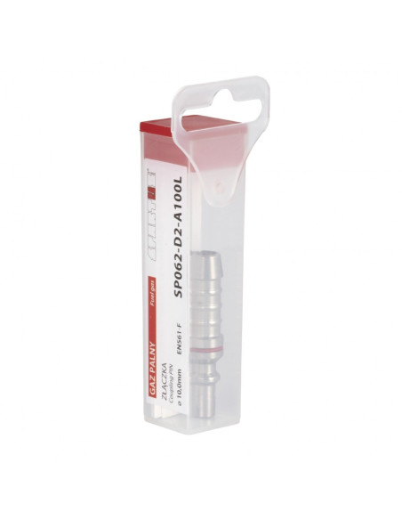 Złączka przyreduktorowa - wtyczka na wąż fi 10,0mm (gaz palny)