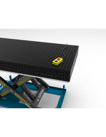 Stół Spawalniczy PRO 2400x1200 mm z hydraulicznym systemem podnoszenia