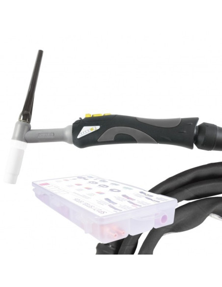 Uchwyt ręczny TIG 26,8m Spartus Pro, pakiet X, przyłącze Spartus SK35, wtyczka 12pol 