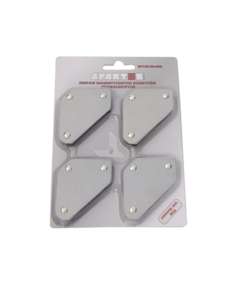 Zestaw magnesów kątowych 4szt. udźwig: 4kg