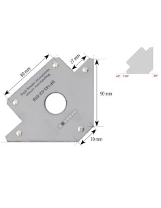 Magnetyczny uchwyt spawalniczy strzałka udźwig: 22kg