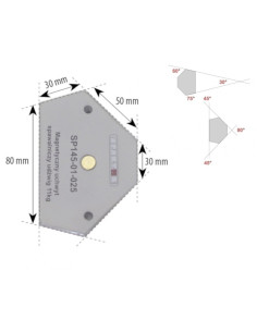 Magnetyczny uchwyt spawalniczy udźwig: 11kg