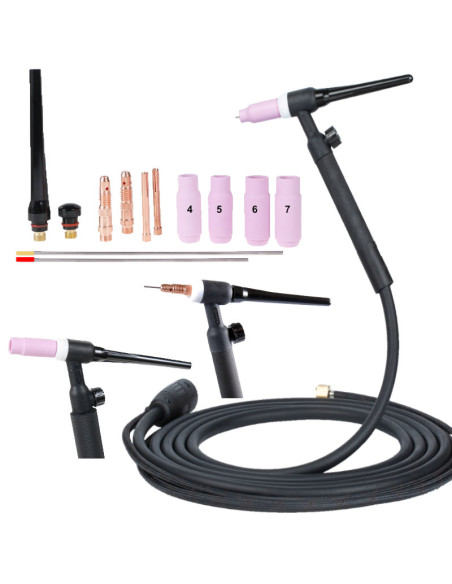 Uchwyt TIG Lift SR 17V TIG z zaworkiem -SK 35