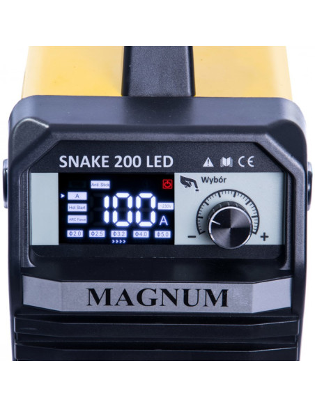 SPAWARKA INWERTEROWA MMA MAGNUM SNAKE 200LED