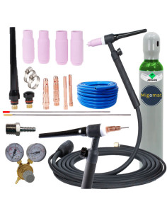 Uchwyt spawalniczy TIG LIFT 17V-25 ZAWOREK+butla A 2