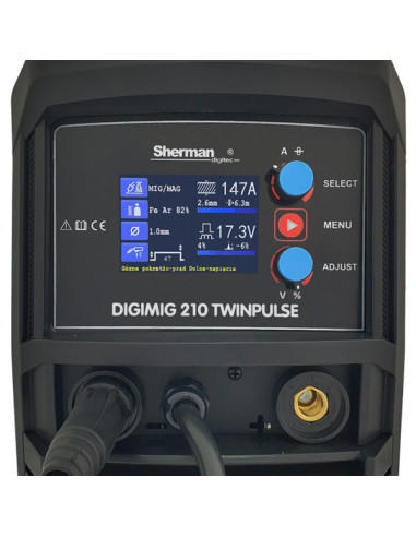 Synergiczna spawarka inwertorowa DIGIMIG 210 TWINPULSE