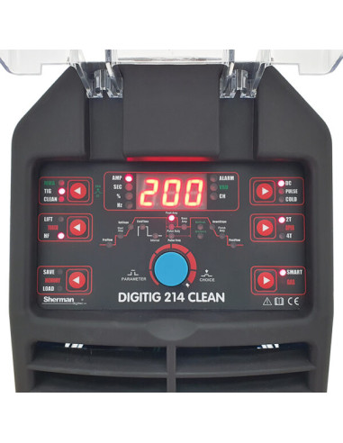 Spawarka inwertorowa DIGITIG 214 CLEAN z funkcją czyszczenia spoin