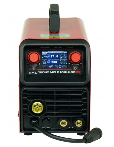 TECNO MIG 210 PULSE LCD MIG/TIG/MMA SYNERGIC ALU