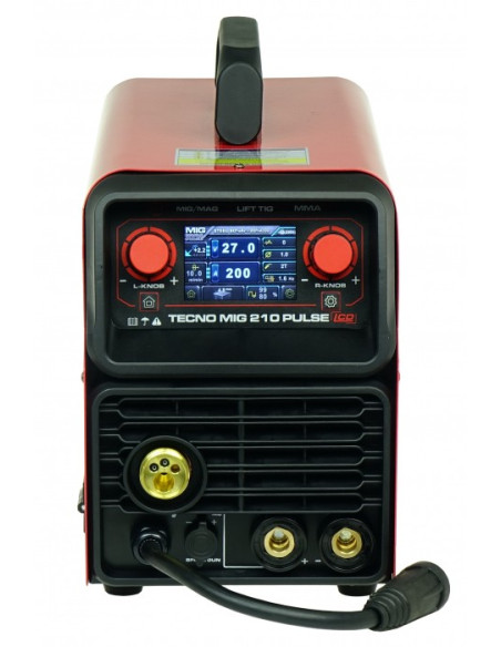 TECNO MIG 210 PULSE LCD MIG/TIG/MMA SYNERGIC ALU