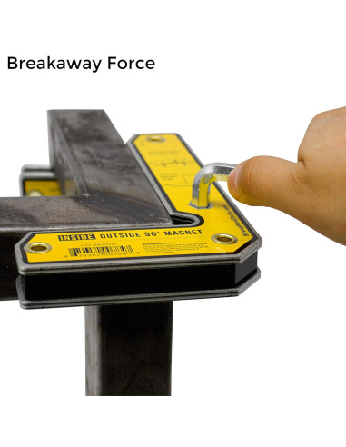 Kątownik magnetyczny Strong HAND duży