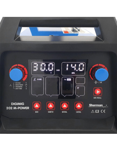 Synergiczna spawarka inwertorowa DIGIMIG 202 M-POWER
