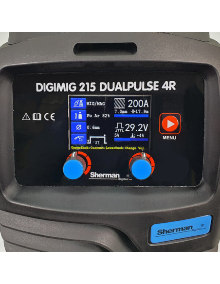 Spawarka inwertorowa synergiczna DIGIMIG 215 DUALPULSE 4R