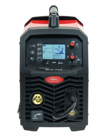 Spawarka TECNO MIG 205 LCD MIG/TIG/MMA SYNERGIC 4x4