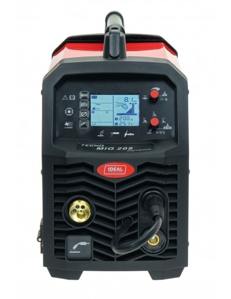 Spawarka TECNO MIG 205 LCD MIG/TIG/MMA SYNERGIC 4x4