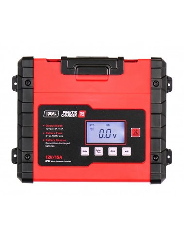 PRAKTIK CHARGER 15 LCD 12V