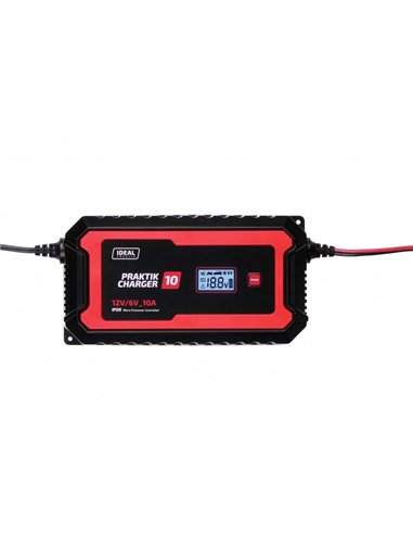 PRAKTIK CHARGER 10 LCD 6/12V