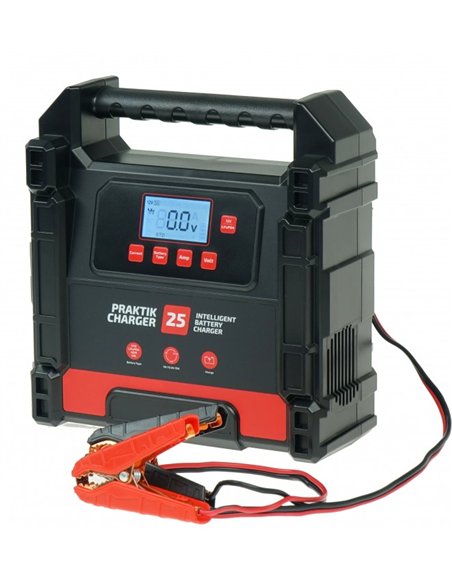 PRAKTIK CHARGER 25 LCD 12/24V