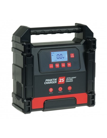 PRAKTIK CHARGER 25 LCD 12/24V