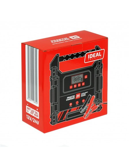 PRAKTIK CHARGER 25 LCD 12/24V
