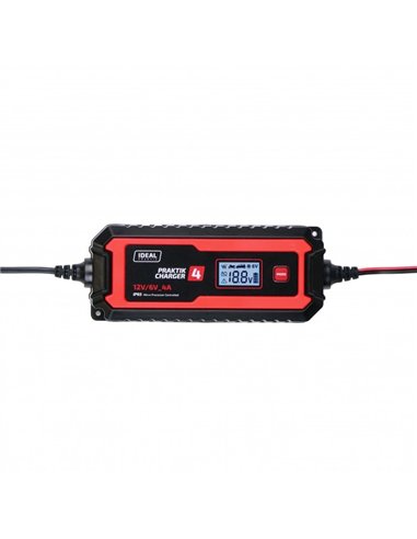 PRAKTIK CHARGER 4 LCD 6/12V