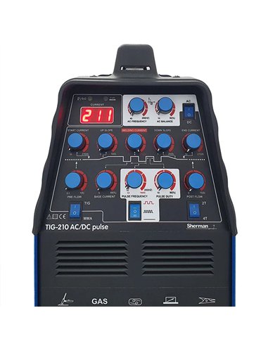 Spawarka TIG AC/DC 210A Puls