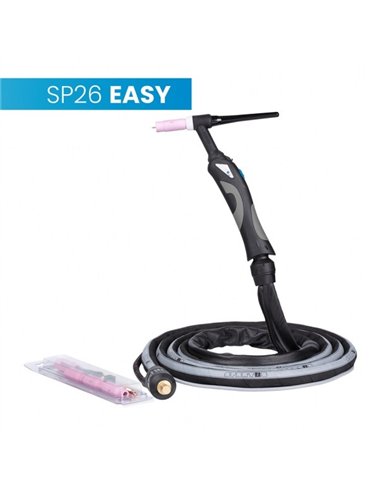 Uchwyt TIG 26, 4m, seria Easy, 1B, pakiet X, SK35, 30cm wężyka, Rec6