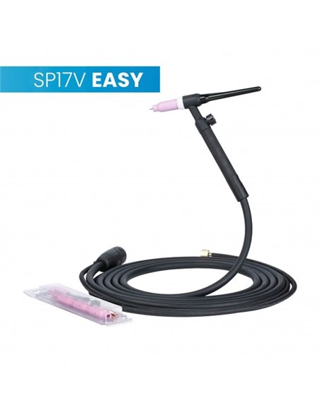 Uchwyt TIG 17V, 4m, seria Easy, pakiet D, SK35, 2m wężyka, nakrętka 1/4