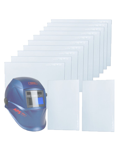 APS-510G 12 x szybka poliwęglanowa przyłbica IDEAL