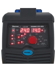 Spawarka inwertorowa synergiczna DIGIMIG 225GDS + przyłbica V7a gratis 2