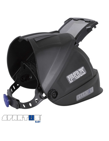 Przyłbica z klapką Spartus Easy FOX- zestaw z szybkami