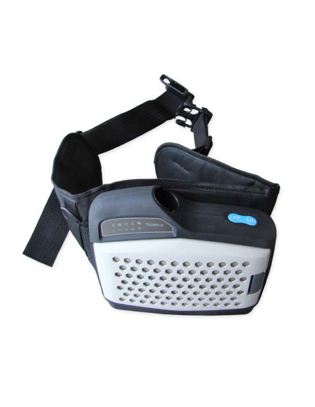 Przyłbica automatyczna V4 czarna z nawiewem (PAPR)