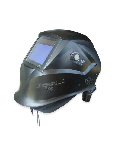 Przyłbica automatyczna V4 czarna z nawiewem (PAPR)