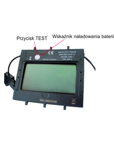 Przyłbica automatyczna Sherman V3b LCD czarna