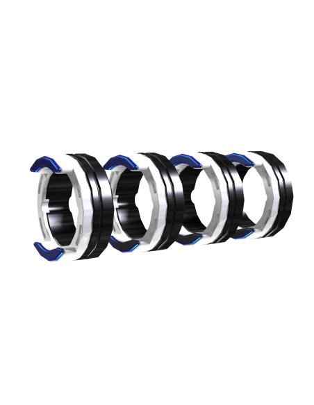 Rolki EWM FE 4R 0.8-1.0MM / BLUE/WHITE